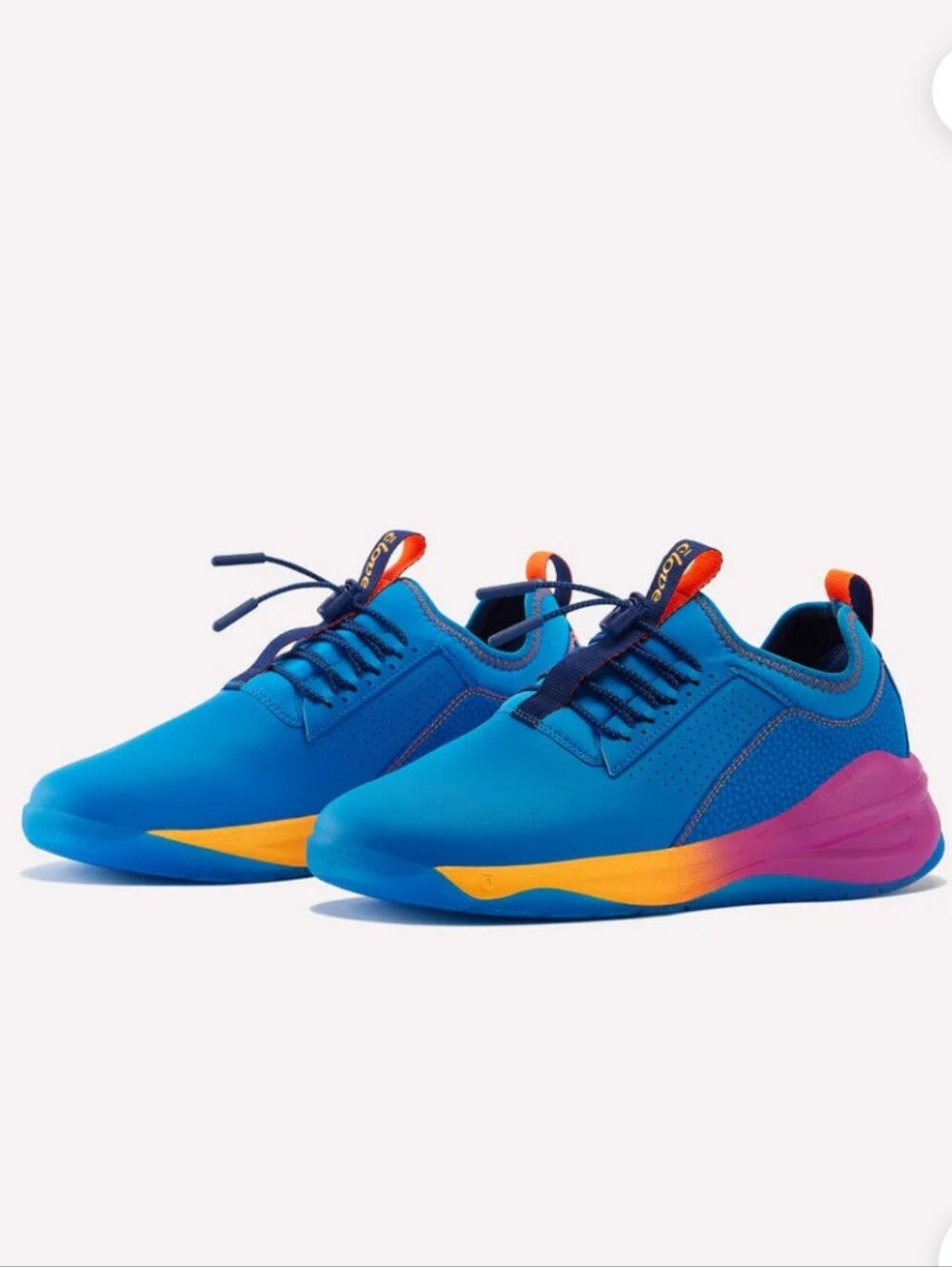 Clove Women's Classic Sneakers Shoe Blue / Violet / Orange Size 8.5